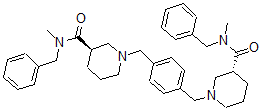 CAS#: 145348-16-9, (3R)-N-Methyl-1-[[4-[[(3R)-3-(Methyl-(Phenylmethyl)Carbamoyl)Piperidin-1-Yl]Methyl]Phenyl]Methyl]-N-(Phenylmethyl)Piperidine-3-Carboxamide