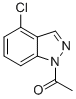 CAS 登录号：145439-15-2， 1-(4-氯-1H-吲唑-1-基)-乙酮