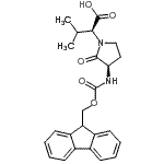 CAS#: 145484-45-3, (2S)-2-[(3R)-3-{[(9H-Fluoren-9-Ylmethoxy)Carbonyl]Amino}-2-Oxo-1-Pyrrolidinyl]-3-Methylbutanoic Acid
