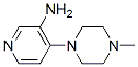 CAS 登录号：14549-59-8， 4-(4-甲基-1-哌嗪基)-3-吡啶胺