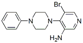 CAS 登录号：14549-62-3， 5-溴-4-(4-苯基-1-哌嗪基)-3-吡啶胺