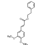 CAS#: 145551-14-0, 2-Phenylethyl (2E)-3-(3,4-Dimethoxyphenyl)Acrylate