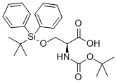 CAS 登录号：145790-51-8， N-[(1,1-二甲基乙氧基)羰基]-O-[叔丁基二苯基硅烷基]-L-丝氨酸