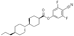 CAS#: 145804-13-3, 4-Cyano-3,5-Difluorophenyl (1R,1'S,4R,4'S)-4'-Propyl-1,1'-Bi(Cyclohexyl)-4-Carboxylate