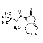 CAS#: 145929-76-6, 2-Methyl-2-Propanyl (4S)-4-[(2S)-2-Butanyl]-2,5-Dioxo-1,3-Oxazolidine-3-Carboxylate