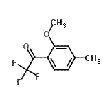 CAS 登录号：145965-05-5， 2,2,2-三氟-1-(2-甲氧基-4-甲基苯基)乙酮