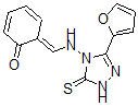 CAS 登录号：146173-47-9， (6Z)-6-[[(3-呋喃-2-基-5-硫代-1H-1,2,4-三唑-4-基)氨基]亚甲基]环己-2,4-二烯-1-酮