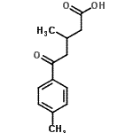 CAS 登录号：14618-94-1， 3-甲基-5-(4-甲基苯基)-5-氧代戊酸
