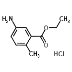 CAS#: 146348-81-4, ethyl 5-amino-2-methyl-benzoate hydrochloride