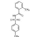 CAS 登录号：146448-53-5， 2-甲基-N-[(4-甲基苯基)磺酰基]苯甲酰胺