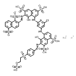 CAS#: 146632-12-4, Potassium Sodium 2-[(8-{[4-Chloro-6-({8-Hydroxy-4,6-Disulfo-7-[(4-{[2-(Sulfooxy)Ethyl]Sulfonyl}Phenyl)Diazenyl]-1-Naphthyl}Amino)-1,3,5-Triazin-2-Yl]Amino}-1-Hydroxy-3,6-Disulfo-2-Naphthyl)Diazenyl]-1 ,5-Naphthalenedisulfonate (1:1:1)