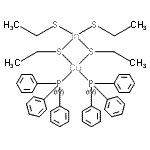 CAS 登录号:146688-53-1, 二乙硫醇铟铜三苯基膦络合物