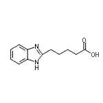 CAS#: 14678-78-5, 5-(1H-3,1-Benzimidazol-3-Ium-2-Yl)Pentanoate