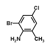 CAS 登录号：146948-68-7， 2-溴-4-氯-6-甲基苯胺