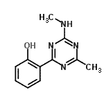 CAS 登录号：146998-51-8， 2-[4-甲基-6-(甲基氨基)-1,3,5-三嗪-2-基]苯酚