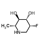 CAS#: 147006-75-5, (2R,3R,4S,5R)-5-Fluoro-2-Methyl-3,4-Piperidinediol