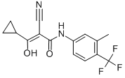 CAS 登录号：147076-36-6， (Z)-2-(环丙烷羰基)-3-羟基-3-[[3-甲基-4-(三氟甲基)苯基]氨基]丙-2-烯腈