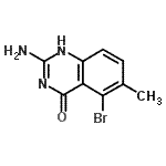 CAS 登录号：147149-89-1， 2-氨基-5-溴-6-甲基-4(1H)-喹唑啉酮