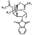 CAS#: 147157-97-9, [(2R,3S,4R,5R,6R)-3,4-Diacetoxy-5-(1,3-Dioxoisoindolin-2-Yl)-6-Fluoro-Tetrahydropyran-2-Yl]Methyl Acetate