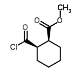 CAS 登录号：147201-81-8， 甲基(1S,2R)-2-(氯甲酰基)环己甲酸酯