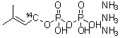 CAS#: 147385-63-5, 1-{[Hydroxy(Phosphonooxy)Phosphoryl]Oxy}-3-Methyl(1-<Sup>14</Sup>C)-2-Buten-1-Ylidene Triammoniate