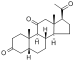 CAS 登录号：1474-68-6， 5beta-孕甾-3,11,20-三酮
