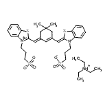 CAS#: 147427-70-1, N,N-Diethylethanaminium 3-[(2Z)-2-{[(3E)-5,5-Dimethyl-3-{[3-(3-Sulfonatopropyl)-1,3-Benzothiazol-3-Ium-2-Yl]Methylene}-1-Cyclohexen-1-Yl]Methylene}-1,3-Benzothiazol-3(2H)-Yl]-1-Propanesulfonate