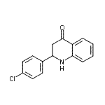 CAS 登录号：147463-98-7， 2-(4-氯苯基)-2,3-二氢-4(1H)-喹啉酮
