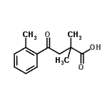 CAS#: 147484-87-5, 2,2-Dimethyl-4-(2-Methylphenyl)-4-Oxobutanoic Acid