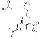 CAS 登录号：14752-92-2， N-乙酰基甘氨酰-L-赖氨酸甲酯单乙酸盐