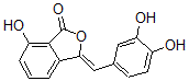 CAS 登录号：147666-82-8， (3Z)-3-[(3,4-二羟基苯基)亚甲基]-7-羟基-2-苯并呋喃-1-酮