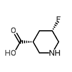 CAS 登录号：147727-14-8， (3R,5S)-5-氟-3-哌啶羧酸