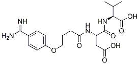 CAS#: 147865-49-4, (2S)-2-[[(2S)-2-[4-(4-Carbamimidoylphenoxy)Butanoylamino]-4-Hydroxy-4-Oxobutanoyl]Amino]-3-Methylbutanoic Acid