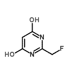 CAS#: 1480-98-4, 2-(Fluoromethyl)-4,6-Pyrimidinediol
