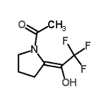 CAS#: 148183-87-3, 1-[(2E)-2-(2,2,2-Trifluoro-1-Hydroxyethylidene)-1-Pyrrolidinyl]Ethanone