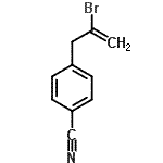 CAS 登录号：148252-40-8， 4-(2-溴-2-丙烯-1-基)苯甲腈