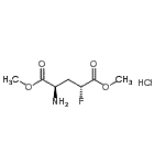 CAS 登录号：148267-92-9， 二甲基(4R)-4-氟-D-谷氨酸盐酸盐(1:1)