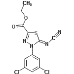 CAS#: 148367-85-5, Ethyl (5Z)-5-(Cyanoimino)-4-(3,5-Dichlorophenyl)-4,5-Dihydro-1,3,4-Thiadiazole-2-Carboxylate