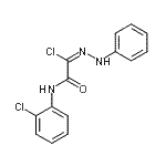 CAS 登录号：148367-97-9， (1E)-2-[(2-氯苯基)氨基]-2-氧代-N-苯基乙烷亚肼基基氯化物