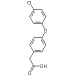 CAS 登录号：148401-42-7， [4-(4-氯苯氧基)苯基]乙酸