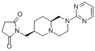 CAS#: 148408-65-5, 1-[[(7S,9aS)-2-Pyrimidin-2-Yl-1,3,4,6,7,8,9,9a-Octahydropyrido[1,6-a]Pyrazin-7-Yl]Methyl]Pyrrolidine-2,5-Dione Hydrochloride