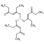 CAS 登录号：14843-26-6， 铽(3+)三[(3E)-5-氧代-3-庚烯-3-醇]