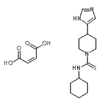CAS#: 148440-81-7, N-Cyclohexyl-4-(1H-Imidazol-5-Yl)-1-Piperidinecarbothioamide (2Z)-2-Butenedioate (1:1)