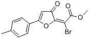 CAS 登录号：149281-64-1， 甲基(2Z)-2-溴-2-[5-(4-甲基苯基)-3-氧代呋喃-2-亚基]乙酸酯