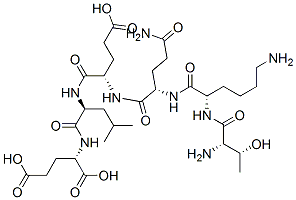 CAS 登录号：149309-75-1， (2S)-2-[[(2S)-2-[[(2S)-2-[[(2S)-5-氨基-2-[[(2S)-6-氨基-2-[[(2S,3R)-2-氨基-3-羟基丁酰基]氨基]己酰]氨基]-5-氧代戊酰]氨基]-5-羟基-5-氧代戊酰]氨基]-4-甲基戊酰基]氨基]戊烷二酸