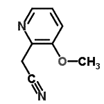 CAS 登录号：149489-09-8， (3-甲氧基-2-吡啶基)乙腈