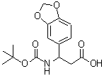 CAS#: 149520-06-9, 3-(1,3-Benzodioxol-5-Yl)-3-({[(2-Methyl-2-Propanyl)Oxy]Carbonyl}Amino)Propanoic Acid