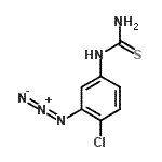 CAS#: 149526-84-1, N'-(3-Azido-4-Chlorophenyl)Carbamimidothioic Acid