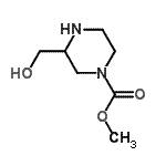 CAS#: 149648-98-6, Methyl 3-(Hydroxymethyl)-1-Piperazinecarboxylate