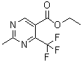 CAS 登录号：149771-10-8， 2-甲基-4-(三氟甲基)-5-嘧啶羧酸乙酯